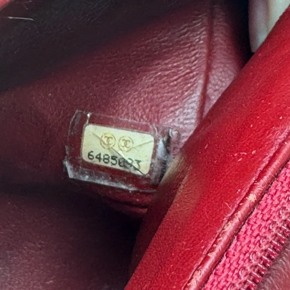 CHANEL Vintage Top Handle Shoulder Bag – Perforated Leather, Authentic - Picture 3 of 12